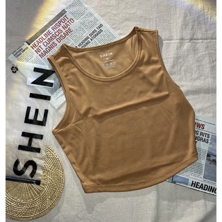 SHEIN เสื้อกล้าม สีน้ำตาล