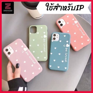 -พร้อมส่งในไทย-เคสซิลิโคนลายหัวใจหลายสี TPU นิ่ม ใช้สำหรับIPทุกรุ่น #401