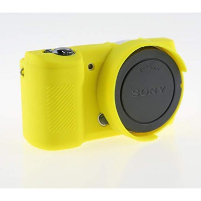 Soft Silicone Camera Case Bag Cover Skin For SONY A5000/5100(YELLOW)#0891