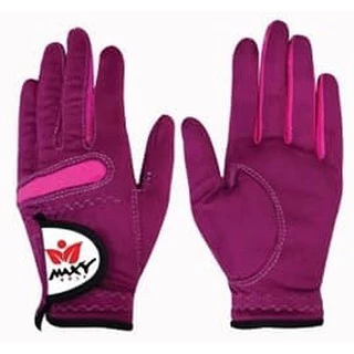 ถุงมือกอล์ฟ MAXY รุ่นผ้ากึ่งกำมะหยี่ สำหรับผู้หญิง (คู่)