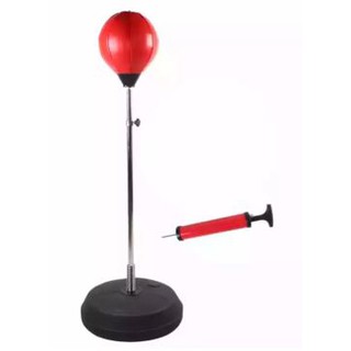 เป้าชก PUNCHING BALL เป้าล่อชกมวย ปรับระดับได้ 120-150 cm มีสปริงที่ฐานสามารถเอนได้ถึง 90 องศา อุปกรณ์ชกมวย