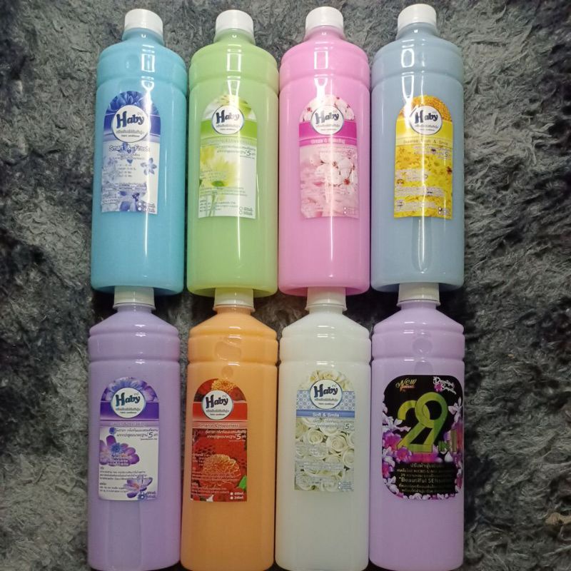 น้ำยาปรับผ้านุ่มHABYขนาดทดลอง490ml