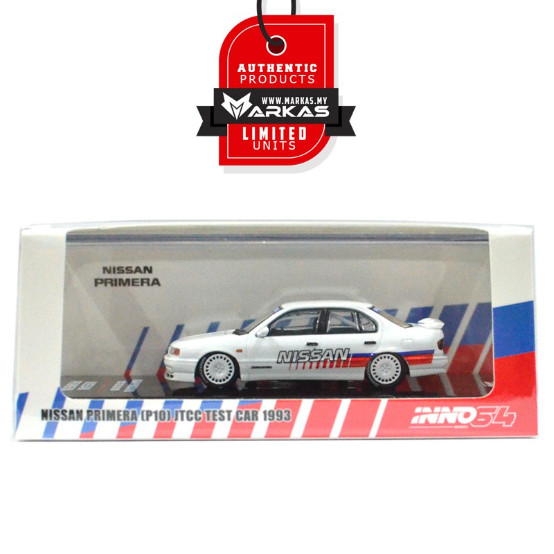 INNO MODELS INNO64 1/64 NISSAN PRIMERA (P10) JTC TEST CAR 1993