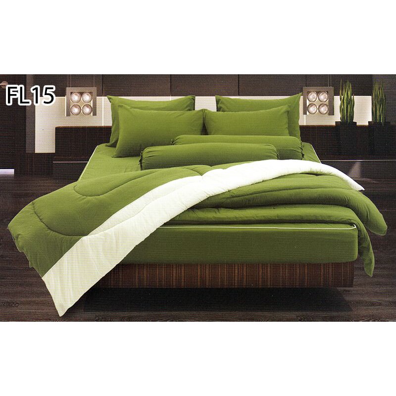 Fair Lady ผ้าปูที่นอน ขนาด 3.5/5/6 ฟุต (ไม่รวมนวม) Fair Lady พิมพ์ลาย FL15