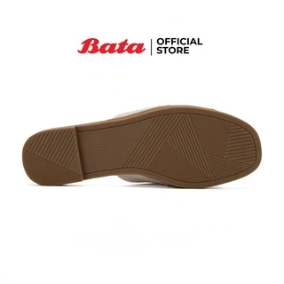 Bata LADIES FLATS รองเท้าแตะแฟชั่นหญิง MULE CONTEMP แบบสวมเปิดส้น สำหรับผู้หญิง สีน้ำตาล รหัส 5615277