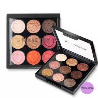 (sivanna)​  hf4002 อายแชโดว์เนื้อดินน้ำมันผสมชิมเมอร์ VELVET EYESHADOW