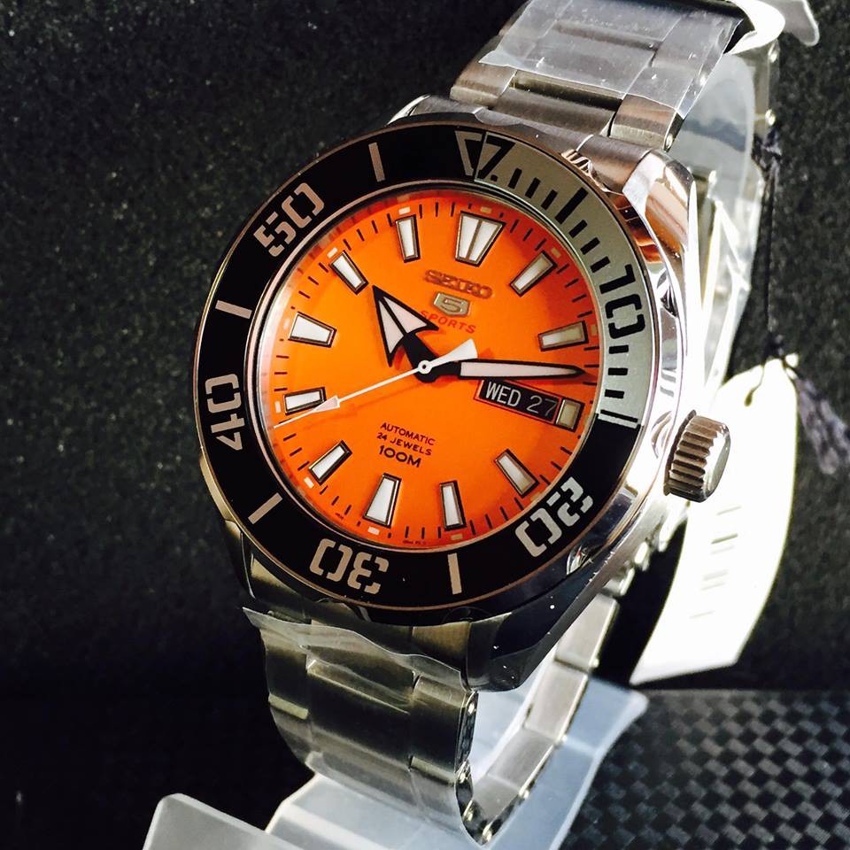 Seiko New Mini Monster "Orange Dial