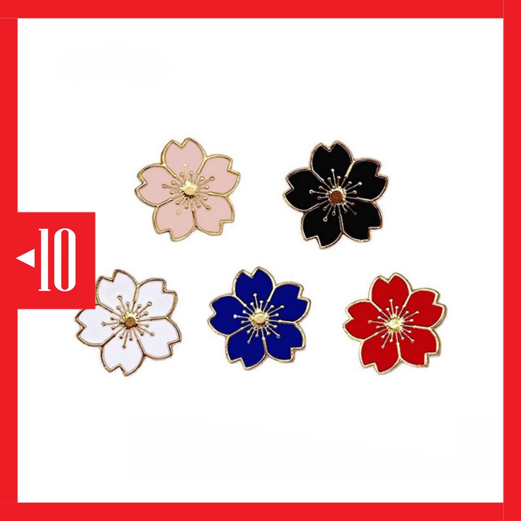 PNS pin cherry blossom mini เข็มกลัดป้ายเล็กชุดนักเรียนญี่ปุ่นคอ pin