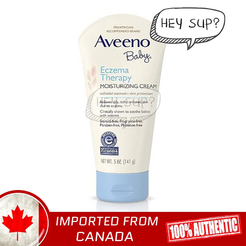 aveeno baby eczema therapy moisturizing cream with natural oatmeal 7 3 oz walmart com walmart com