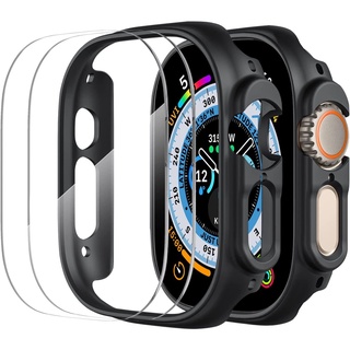 กระจก + เคส สําหรับ Apple Watch เคสแข็ง PC 8 Pro 49 มม. สําหรับ Apple Watch Ultra เคส + ฟิล์มกันรอยหน้าจอ