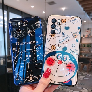 เคสโทรศัพท์ OPPO Reno 6 6Z 5 5Pro Marvel Edition 4Z 4 4Pro 5G 4G 2021 Casing Doraemon Cute Cartoon Couple Soft Phone Case Blu-ray Silicone TPU Back Cover เคส Reno6 Z Reno5 Reno4 Z Pro