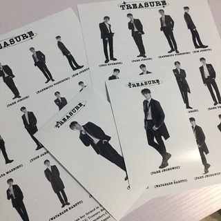 TREASURE POSTCARD ARTWORK ขนาด 4 x 6 นิ้ว &amp; 4A