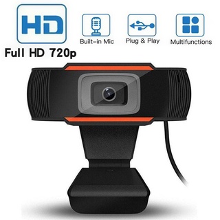 กล้องคอมพิวเตอร์ pc กล้องเว็บแคม มีไมโครโฟนในตัวHD webcam 1080p  720p 1080p โฟกัสอัตโนมัติ มีไมโครโฟนในตัว