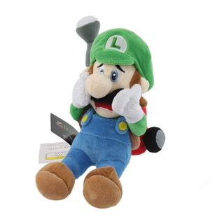 ของเล่นตุ๊กตา Mario Super Bros Luigi แบบนิ่ม ขนาด 18 ซม.