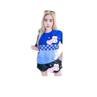 ป้าย Nichcha ชุดเซ็ทขาสั้นแรทบิทโทนงานตามหา