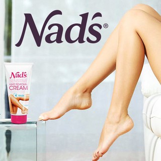 Nads Sensetive Hair Removal Cream 150ml. ผลิตภัณฑ์กำจัดขนสูตรอ่อนโยนพิเศษสำหรับผู้หญิง