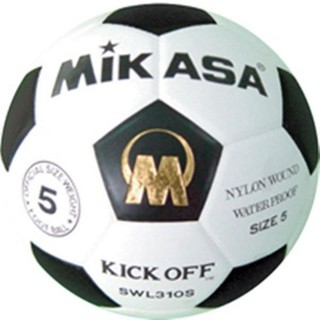 MIKASA Soccer Ball ลูกฟุตบอล มิกาซ่า SWL310S เบอร์ 5 หนัง PU ขาว-ดำ