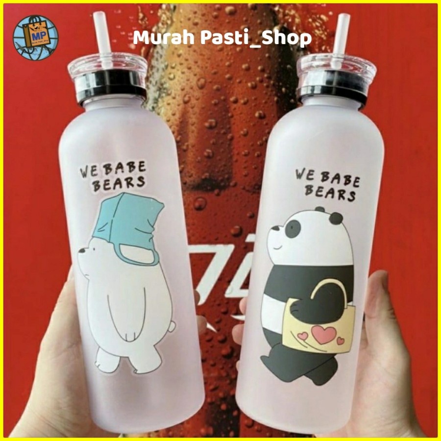 We Bare Bear ขวดดื่ม 1 ลิตร We Bare Bear ขวดดื่ม 1000 มล