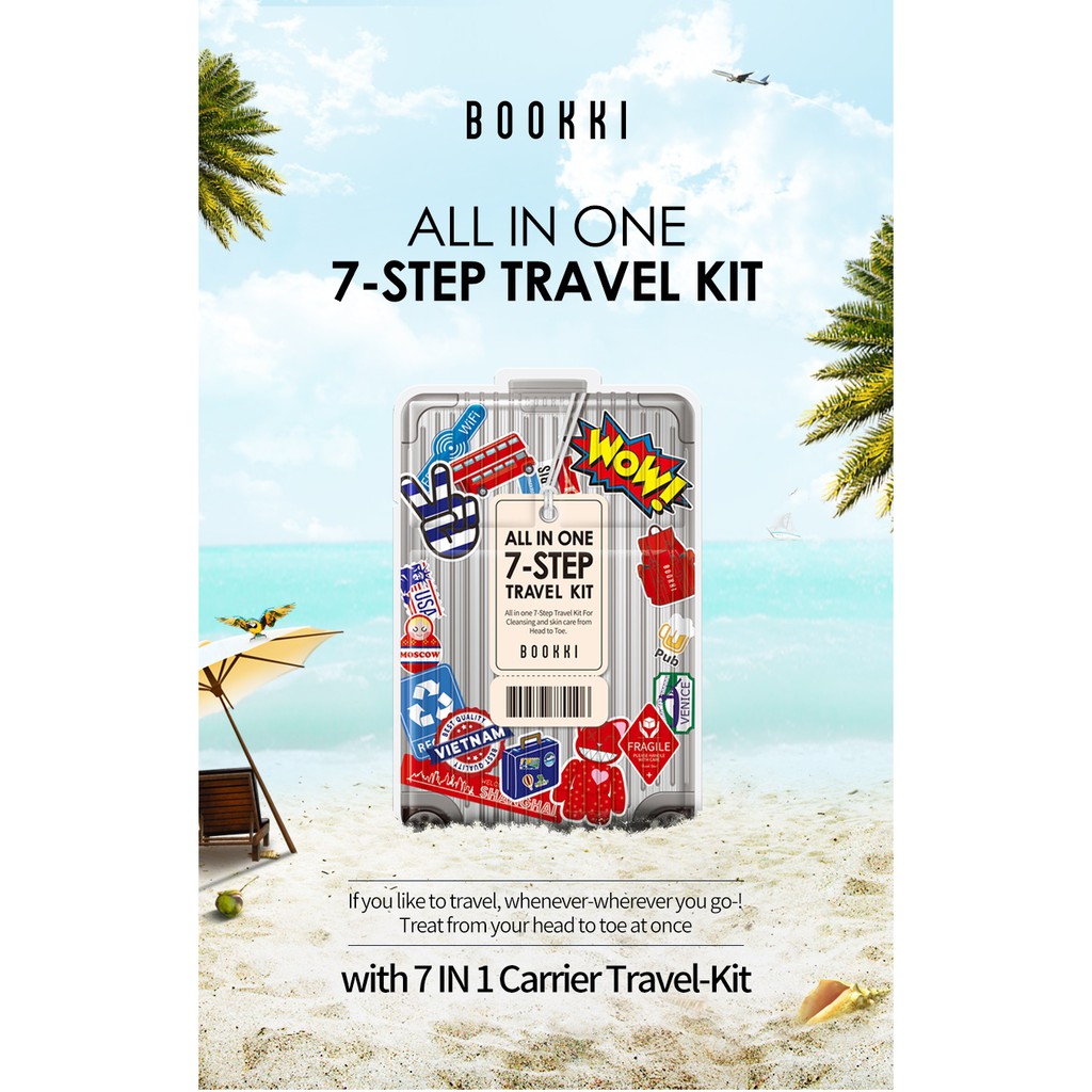 Booki All In One ชุดท่องเที่ยว 7 ขั้นตอน (3Ea) - evedev.th - ThaiPick