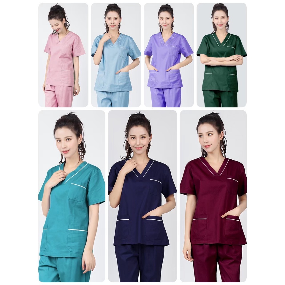 พร้อมส่ง ชุดสครับ ชุดห้องผ่าตัด ชุดพยาบาล ชุดบุคลากรทางการแพทย์