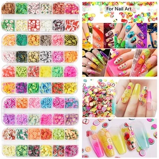 กลิตเตอร์เลื่อม ฟอยล์สีทอง หลายสไตล์ สําหรับตกแต่งเล็บ DIY