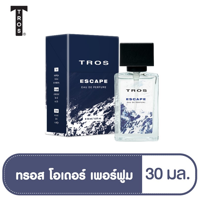ทรอส โอเดอร์เพอร์ฟูม เอสเคป 30 มล. สีฟ้า