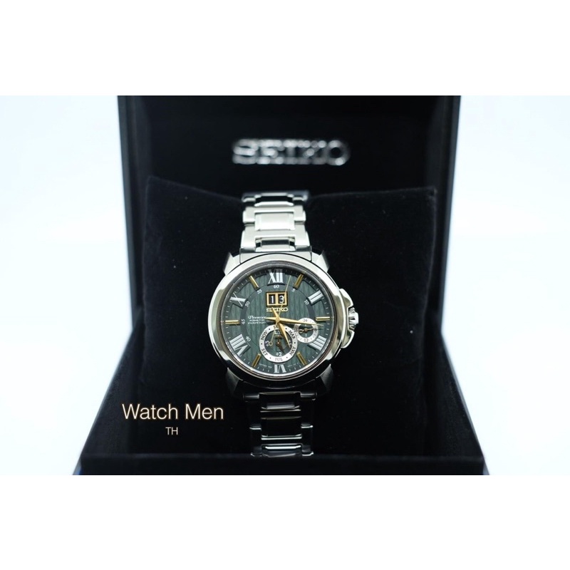 นาฬิกาผู้ชาย SEIKO รุ่น SNP155J PREMIER KINETIC PERPETUAL CARLENDAR 30th Anniversary Kinetic LimitedEdition