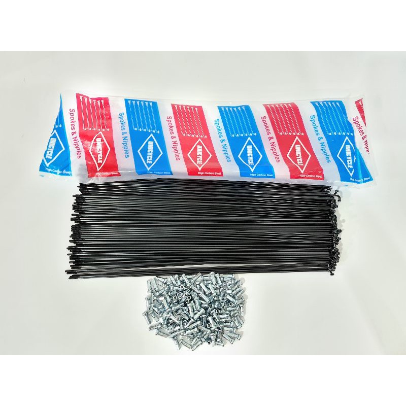 Hitam ซี่ลวดจักรยาน ขนาด 26 นิ้ว/ซี่ลวดสีดํา 14g x 262 36pc