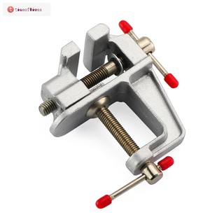 TF▶ Mini Table Vice Aluminium Alloy Bench Screw Bench Vise for DIY Jewelries Craft Mould Fixed Repair Tool