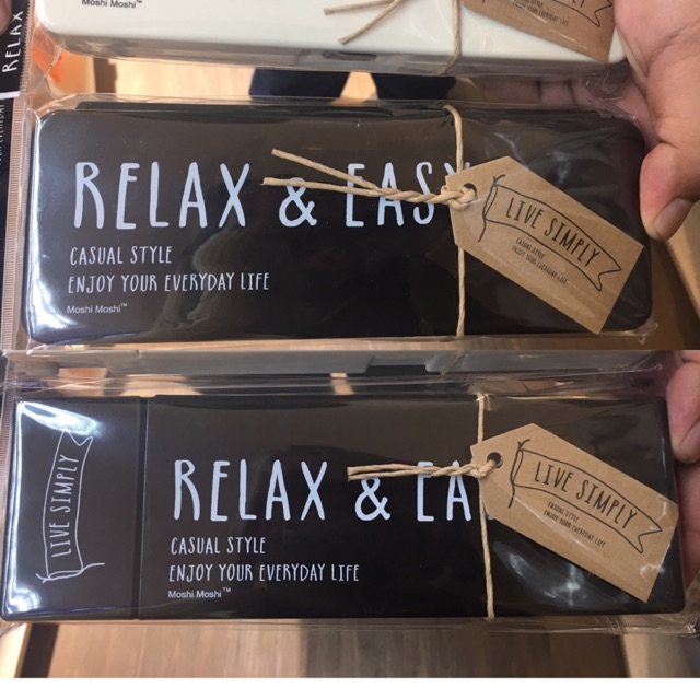 กล่องดินสอ สีดำ 🐼Moshi moshi🐼