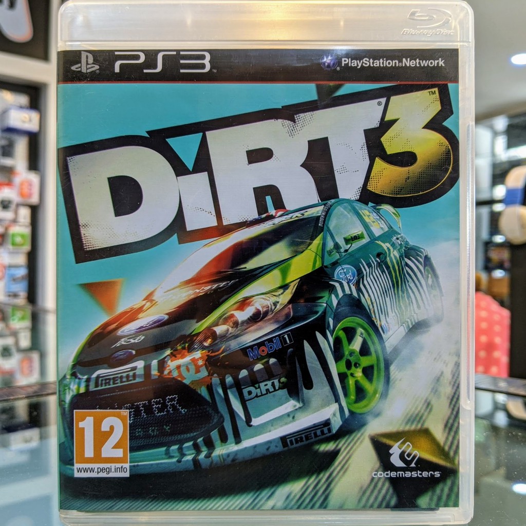 (ภาษาอังกฤษ) มือ2 Dirt 3 แผ่นเกม PS3 แผ่นPS3 มือสอง (เล่น2คนได้ Dirt3 off road rally racing รถแข่ง แ