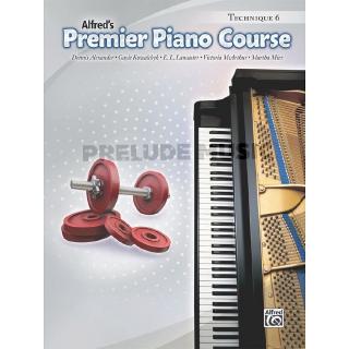 (โค้ดINCSM2Lลด70฿) Premier Piano Course, Technique 6 00-35262