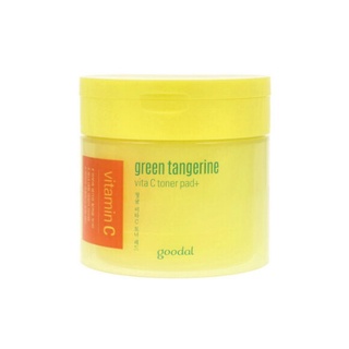 goodal green tangerine vita c toner pad แผ่นผงหมึก 70 sheets