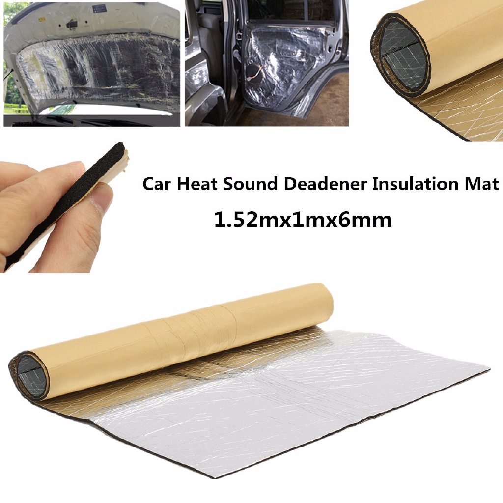 Car Firewall Sound Deadener Heat Shield Insulation Noise Deadening Material