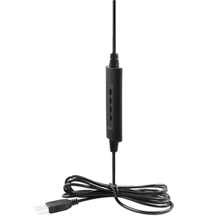 Usb Call Center หูฟังพร้อมไมโครโฟนเสียงรบกวนสําหรับ Pc โทรศัพท์มือถือ