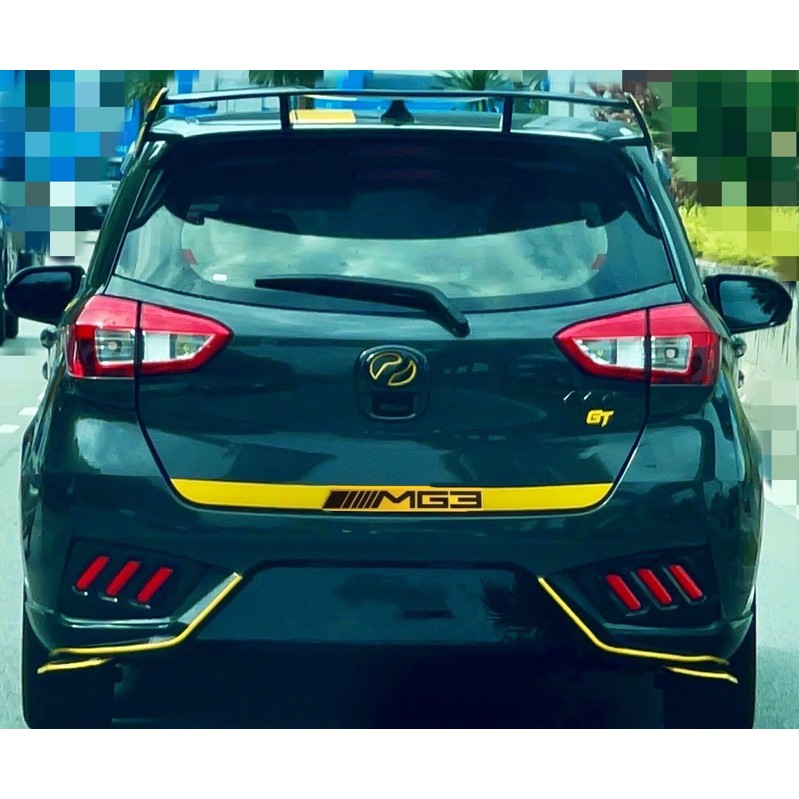 S82 Perodua Myvi Gen 3 (MG3) สติ๊กเกอร์บูทไลน์