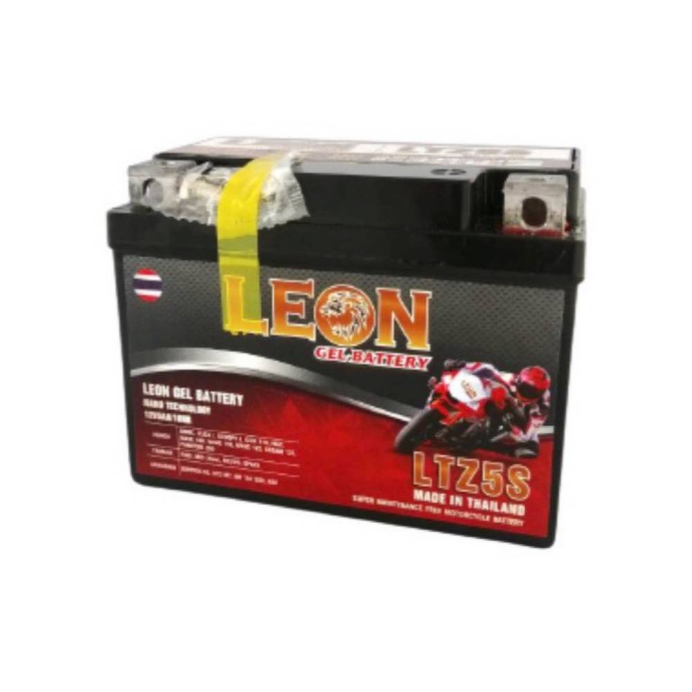 ซื้อ ShopeMall ดีกว่า  LEO แบตเตอรี่แห้ง12V/5AH รุ่น LTZ-5s สำหรับ Honda Wave, Click, Click110i, Scoopy Yamaha Fino