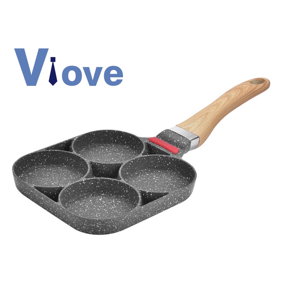 FourHole Frying Pan Frying Pan Breakfast Kitchen Cooking Pan