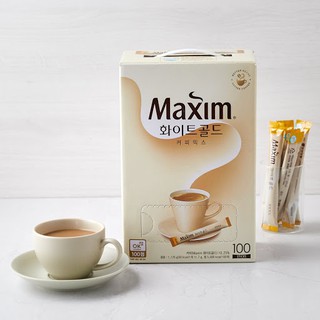 พร้อมส่ง 맥심 화이트골드 커피믹스 กาแฟสำเร็จรูป Maxim White Gold Instant Coffee