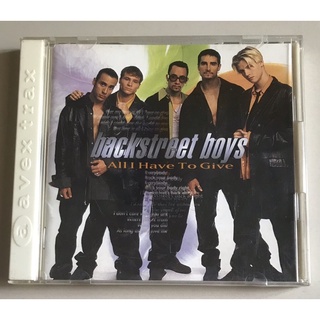 ซีดีซิงเกิ้ล ลิขสิทธิ์ มือ 2 สภาพดี...ราคา 250 บาท “Backstreet Boys” ซิงเกิ้ล "All I Have to Give"Made in Japan