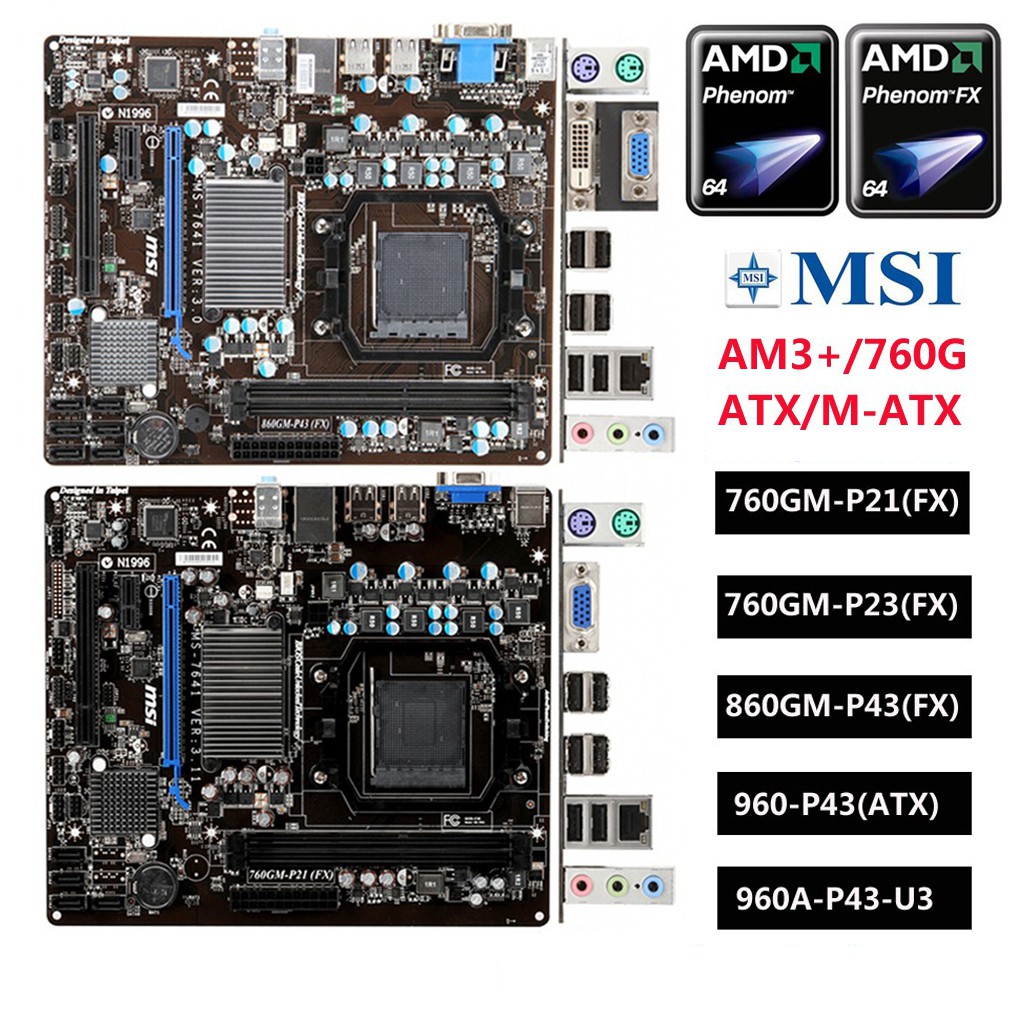 Msi 760gm p23 fx