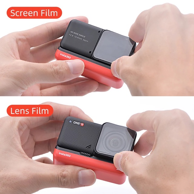 Tempered Glass Screen Protector Cover For Insta360 One R Twin edition Insta 360 4K Action Camera Lens LCD Screen Film