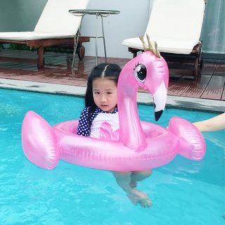 WIMPOOLFLOATS : ห่วงยางสอดขาเด็กฟลามิงโก้มงกุฏ 60 cm