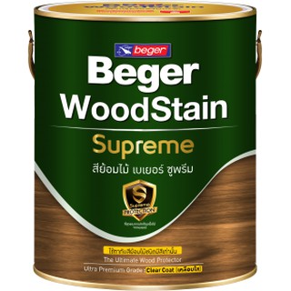 Beger WoodStain Supreme ชนิดเคลือบใส CLEAR-COAT ขนาด 3.785 ลิตร