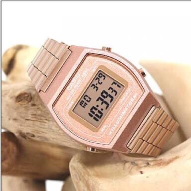 Casio pink gold ของแท้ 100% มีใบรับประกัน รุ่น B640WC-5A