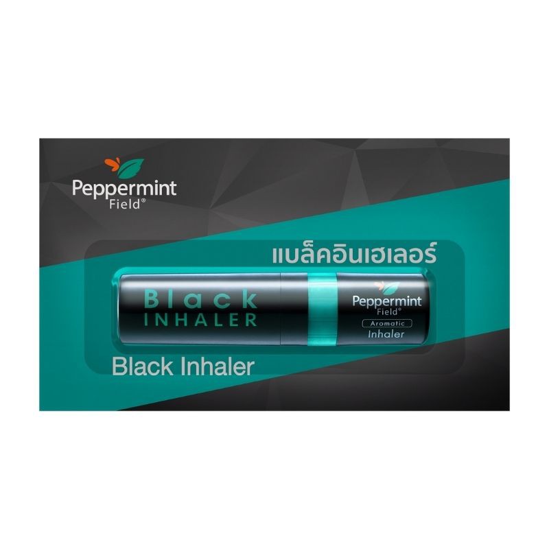 Peppermint Field Black Inhaler 2 cc เป๊ปเปอร์มิ้นท์ ฟิลด์ แบล็ค ยาดม 2 ซีซี