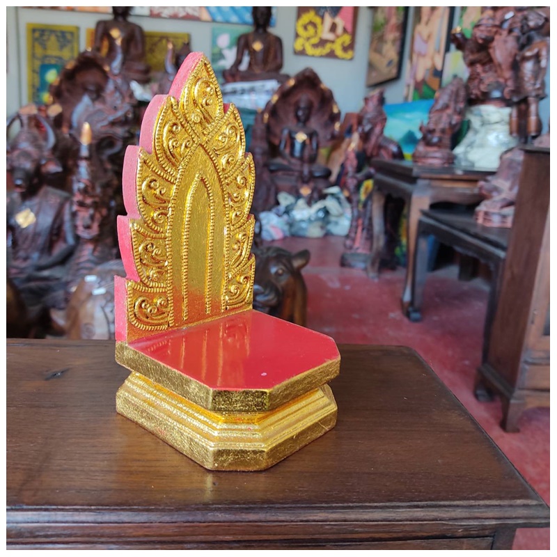 ฐานพระพุทธรูป แท่นวางพระ ยาว8cmกว้าง8cmสูง18cm