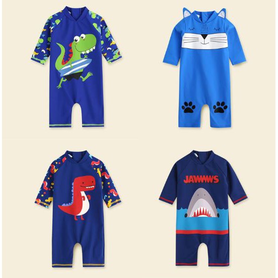 ส่งทันทีจากไทย 💥ชุดว่ายน้ำเด็ก BODY ลายสัตว์น่ารัก รหัส 255 - รูปที่ 2