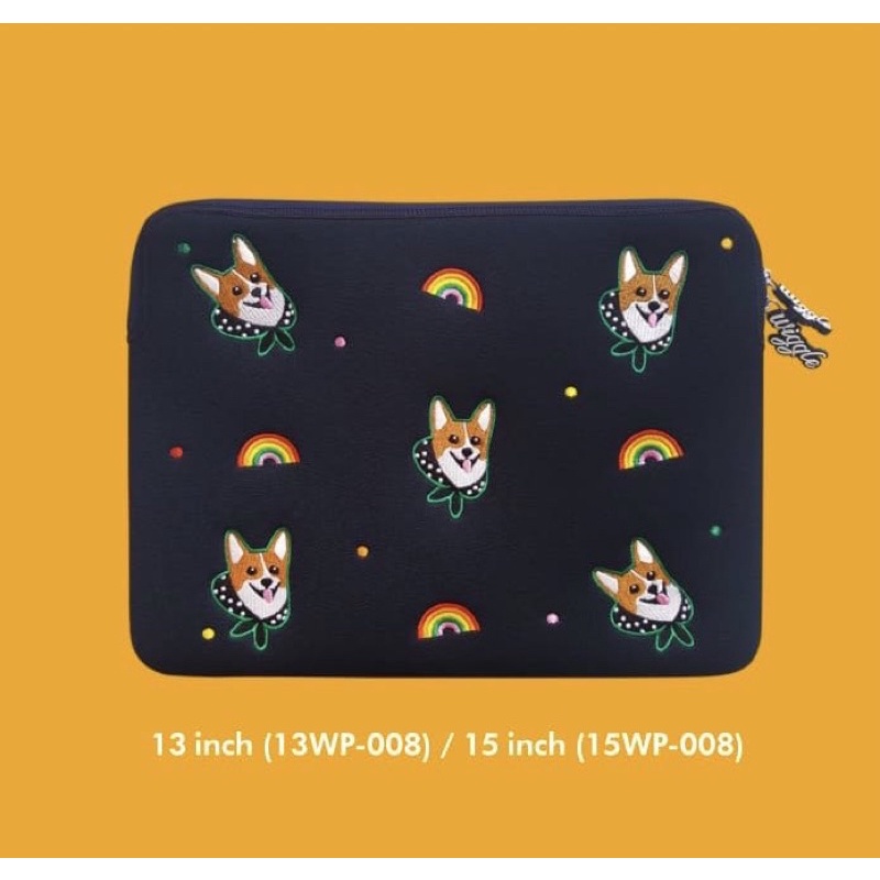 (พร้อมส่ง✨)Wiggle wiggle 🐶 laptop sleev soft case 13”