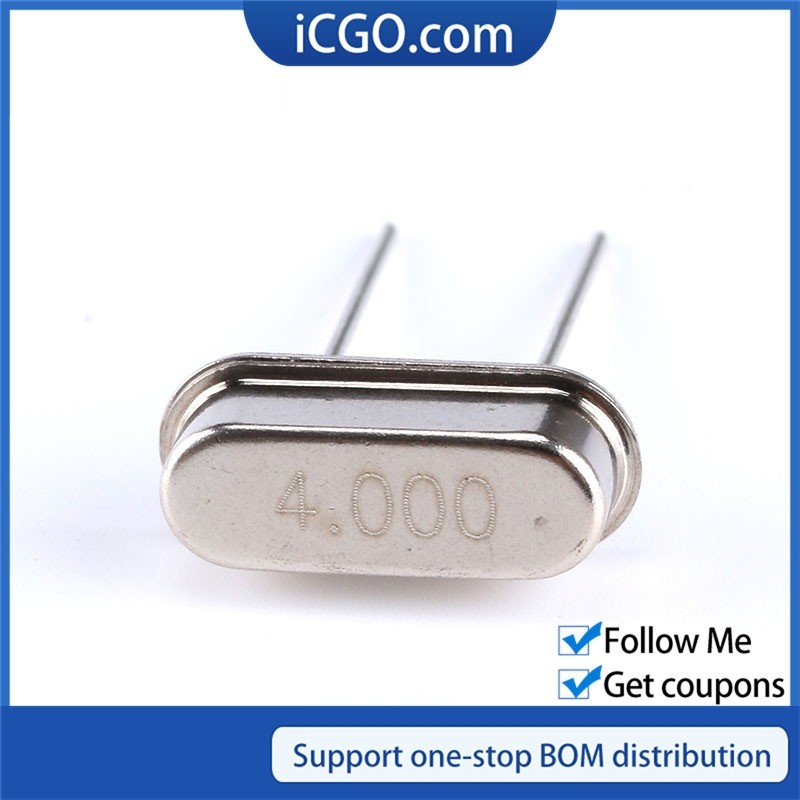 10 ชิ้น 4MHz 4M Hz 4.000M 4.000 MHZ ผ่านหลุม HC-49S ควอตซ์ Resonator คริสตัล Passive Oscilator